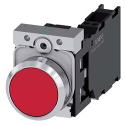 Siemens Drucktaster 22mm rund rot 1S1OE 3SU1150-0AB20-3FA0