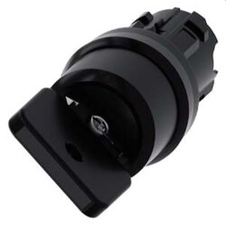 Siemens Schlüsselschalter O.M.R 22mm rund schwarz I...