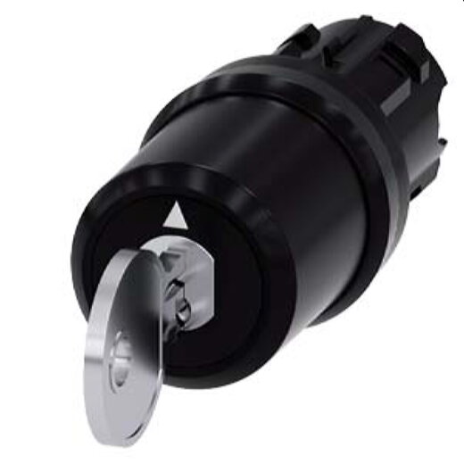 Siemens Schlüsselschalter CES 22mm rund O+II 3SU1000-5BP61-0AA0