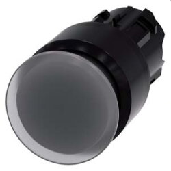 Siemens Pilzdrucktaster beleuchtet 22mm rund klar 30mm...