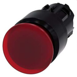 Siemens Pilzdrucktaster beleuchtet 22mm rund rot 30mm...