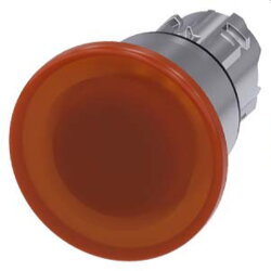 Siemens Pilzdrucktaster beleuchtet 22mm rund amber...