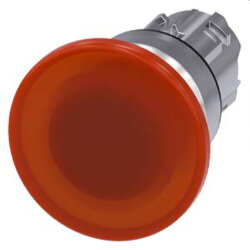 Siemens Pilzdrucktaster beleuchtet 22mm rund amber 40mm...