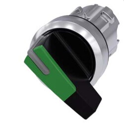 Siemens Knebelschalter beleuchtbar 22mm rund grün...