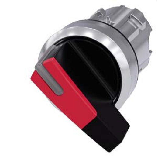 Siemens Knebelschalter beleuchtbar 22mm rund rot 3SU1052-2CF20-0AA0