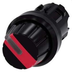 Siemens Knebelschalter beleuchtbar 22mm rund rot...