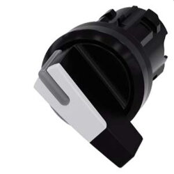 Siemens Knebelschalter beleuchtbar 22mm rund schwarz...