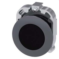 Siemens Drucktaster 30mm rund Metall matt schwarz...