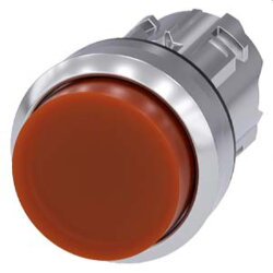 Siemens Drucktaster beleuchtet 22mm rund amber...