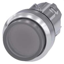 Siemens Drucktaster beleuchtet 22mm rund klar...