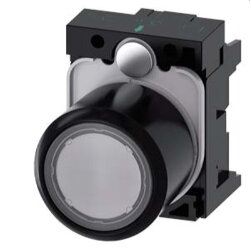 Siemens Drucktaster beleuchtet 22mm rund klar...