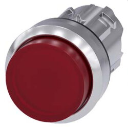 Siemens Drucktaster beleuchtet 22mm rund rot...