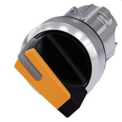 Siemens Knebelschalter beleuchtbar 22mm rund amber...