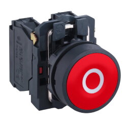 Schneider Electric Drucktaster XB5AA4322 Flach rot XB5AA4322