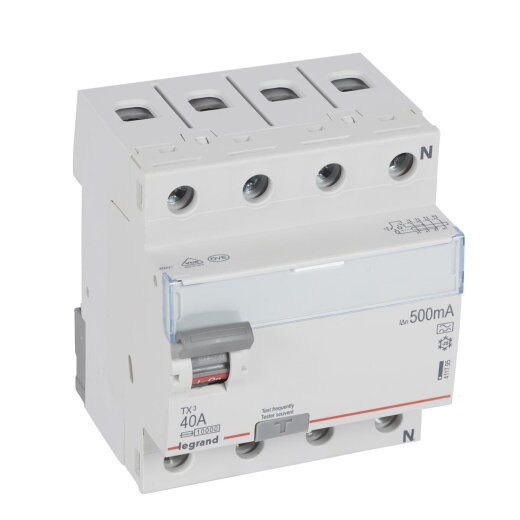 Legrand FI-Schutzschalter, FI TX3 40/0,5A 4polig