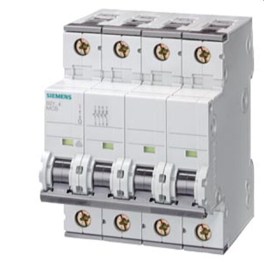 Siemens Leitungsschutzschalter 400V 10kA 4polig C3A 5SY4403-7
