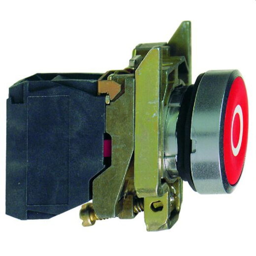 Schneider Electric Drucktaster XB4BA4322 rot 22mm flach