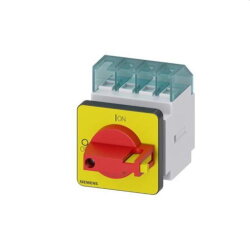 Siemens Not-Aus-Schalter 3polig Frontbefestigung...