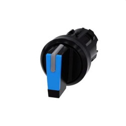 Siemens Knebelschalter beleuchtbar 22mm rund blau