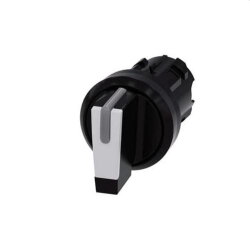 Siemens Knebelschalter beleuchtbar 22mm rund schwarz weiss