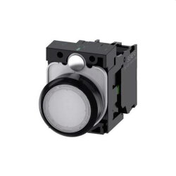 Siemens Drucktaster beleuchtet 22mm rund weiss 1S...