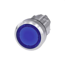 Siemens Drucktaster beleuchtet 22mm rund blau...