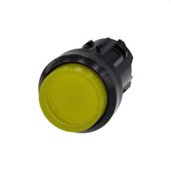 Siemens Drucktaster beleuchtet 22mm rund gelb...