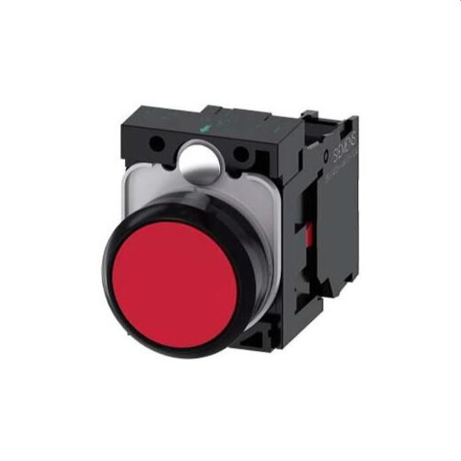 Siemens Drucktaster 22mm rund rot 1OE 3SU1100-0AB20-1CA0