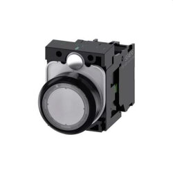 Siemens Drucktaster beleuchtet 22mm rund klar 1S...