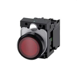 Siemens Drucktaster beleuchtet 22mm rund rot 1S...