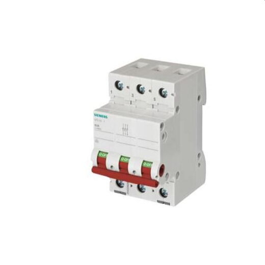 Siemens Ausschalter 5TL1363-1 63A 3polig mit rotem Griff