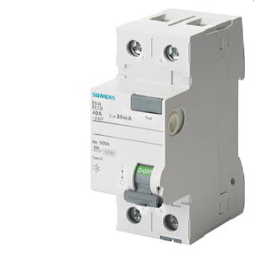 Siemens FI-Schutzschalter 2polig Typ AC 25A 30mA 230V 5SV4312-0MB