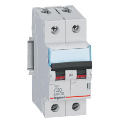 Legrand Leitungsschutzschalter, Automat TX3 C20A 2polig...