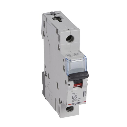 Legrand Leitungsschutzschalter, Automat TX3 B6A 1polig 10kA 1M