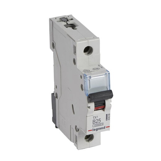 Legrand Leitungsschutzschalter, Automat TX3 B25A 1polig 10kA 1M