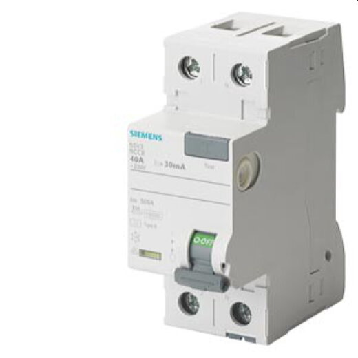Siemens FI-Schutzschalter 80/0,1A 2polig 5SV3417-6