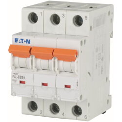 EATON Electric Leitungsschutzschalter PXL-C63/3 C63A 3polig