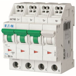 EATON Electric Leitungsschutzschalter PLI-B6/3N B6A...