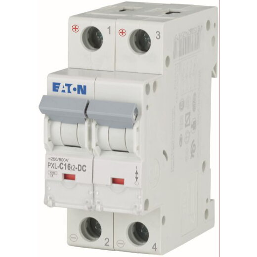 EATON Electric Leitungsschutzschalter PXL-C16/2-DC C16A 2polig Allstrom
