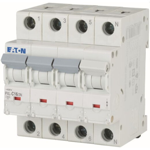 EATON Electric Leitungsschutzschalter PXL-C16/3N C16A 3polig+N