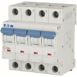EATON Electric Leitungsschutzschalter PXL-C20/4 C20A 4polig