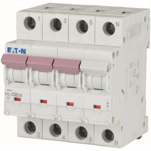 EATON Electric Leitungsschutzschalter PXL-C32/3N C32A 3polig+N