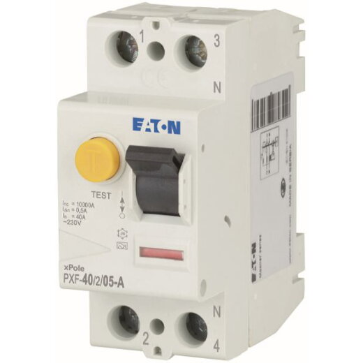 EATON Electric FI-Schutzschalter PXF-40/2/05-A 2polig 40/0,5A