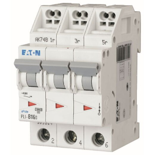 EATON Electric Leitungsschutzschalter PLI-B16/3 B16A 3polig (Steckkl.)