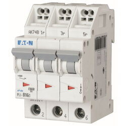 EATON Electric Leitungsschutzschalter PLI-B16/3 B16A...