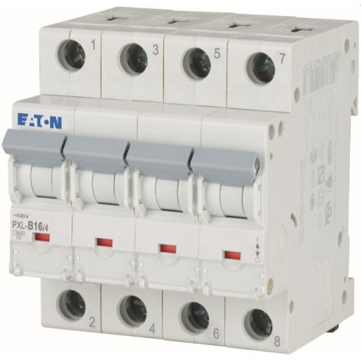 EATON Electric Leitungsschutzschalter PXL-B16/4 B16A 4polig