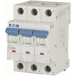 EATON Electric Leitungsschutzschalter PXL-D20/3 D20A 3polig