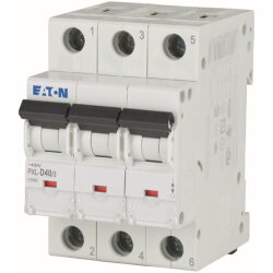 EATON Electric Leitungsschutzschalter PXL-D40/3 D40A 3polig