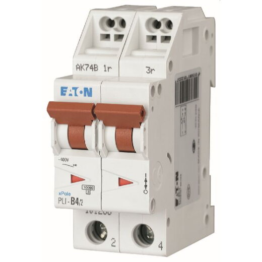 EATON Electric Leitungsschutzschalter PLI-D4/2 D4A 2polig (Steckkl.)