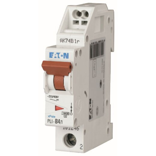 EATON Electric Leitungsschutzschalter PLI-B4/1 B4A 1polig (Steckkl.)